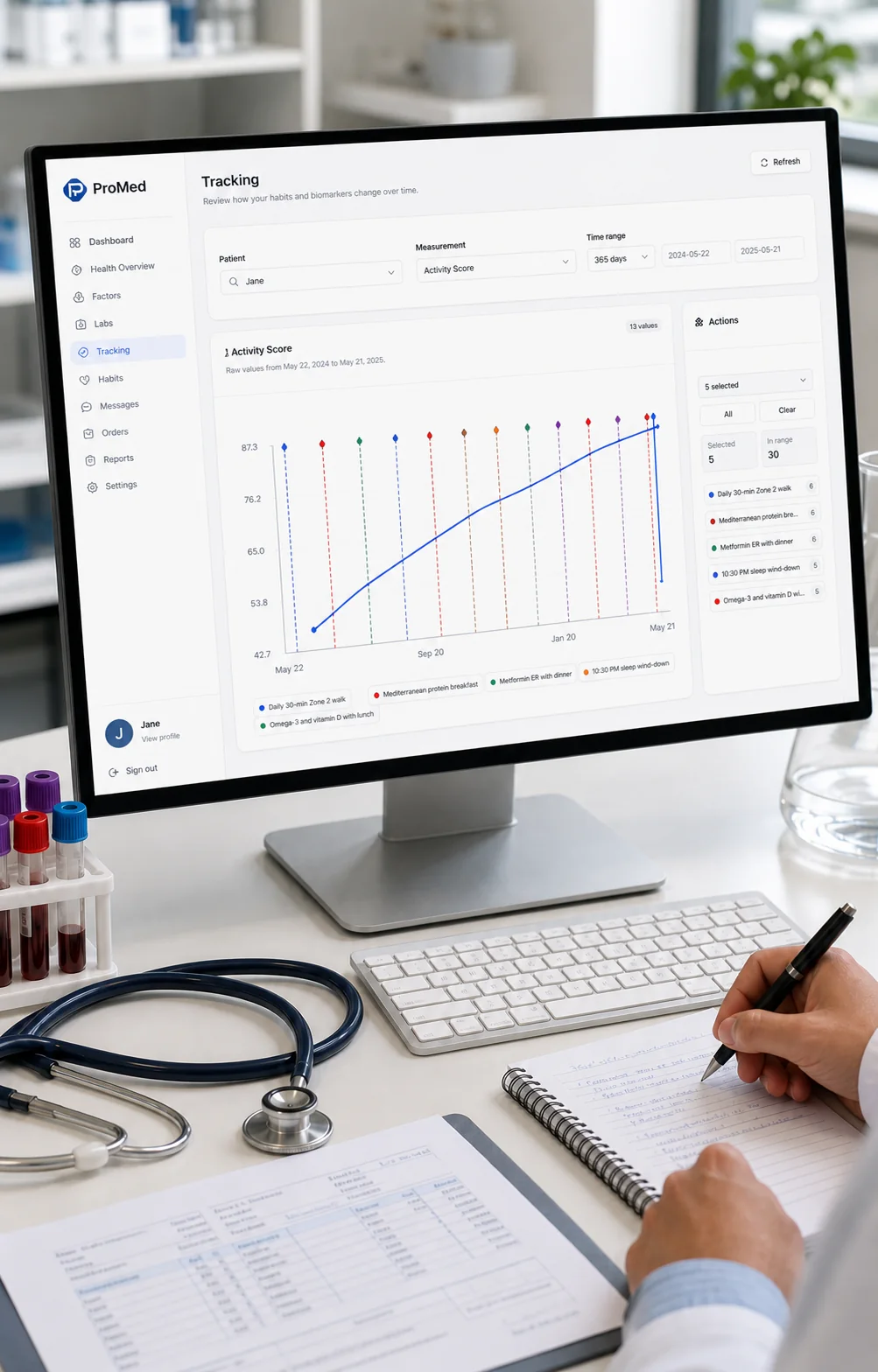 Built with doctors, on real medical science